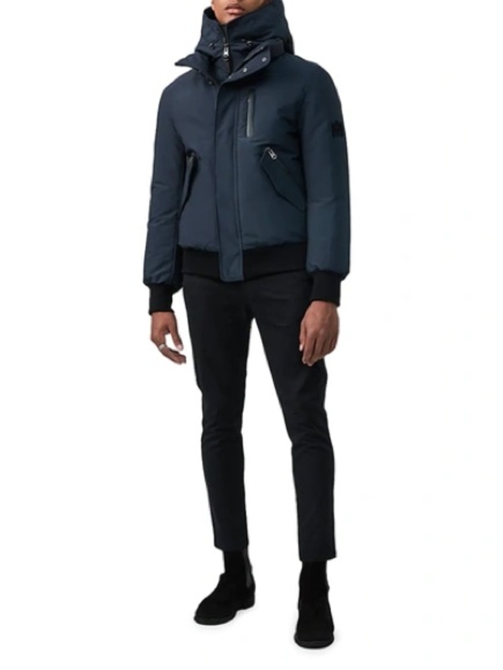 Mackage Dixon-NF Men’s Down Bomber Jacket Size 42 Retail $1,280